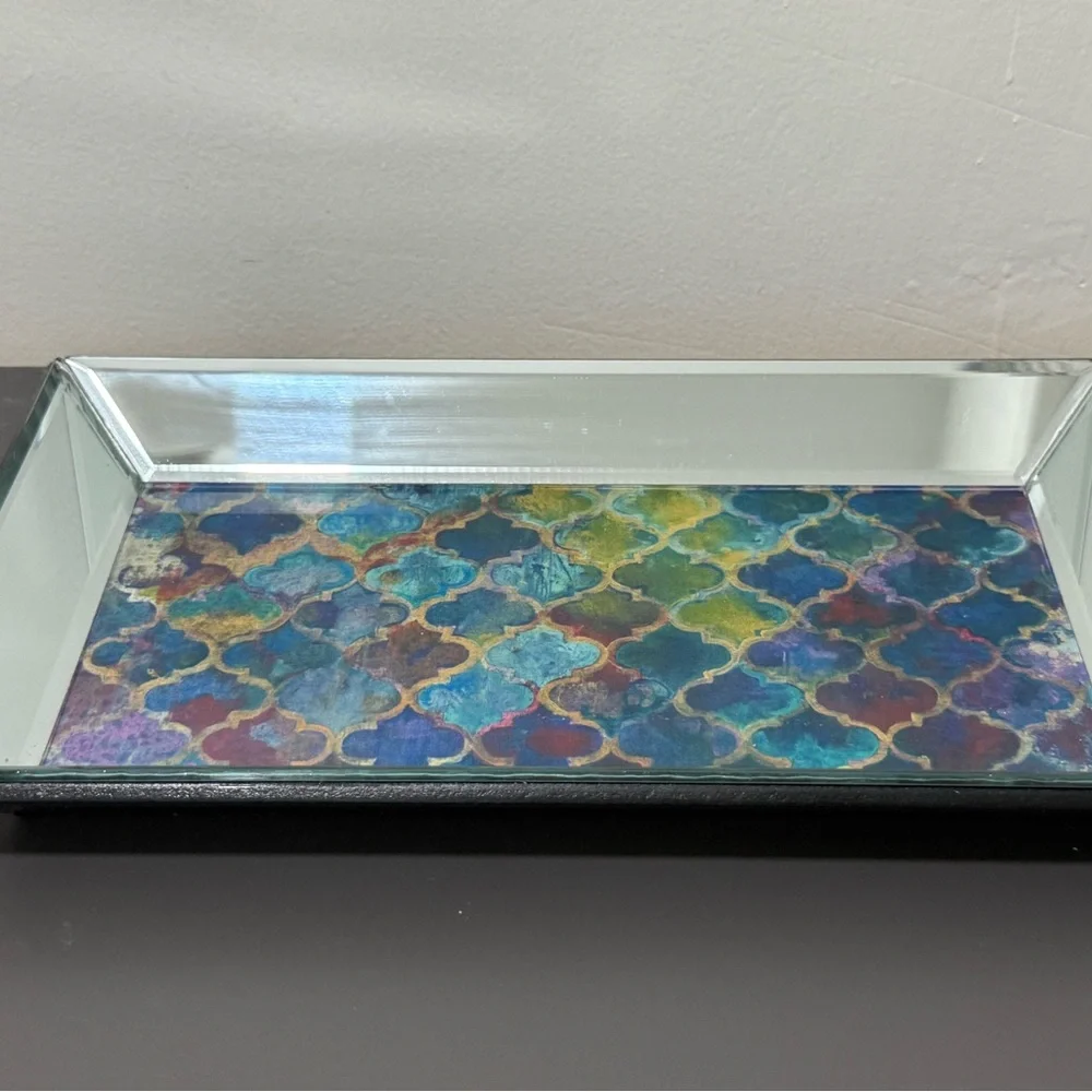 Elegant Multicolor Decorative Tray